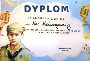 Sukces w XXIV Ogólnopolskim Konkursie Piosenki-23.05.2026r.